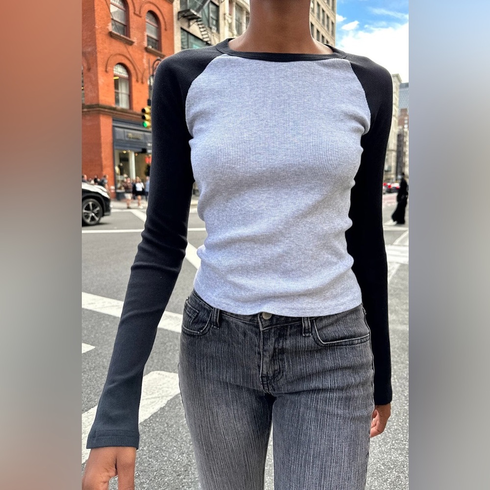 Black & Grey Bella Top